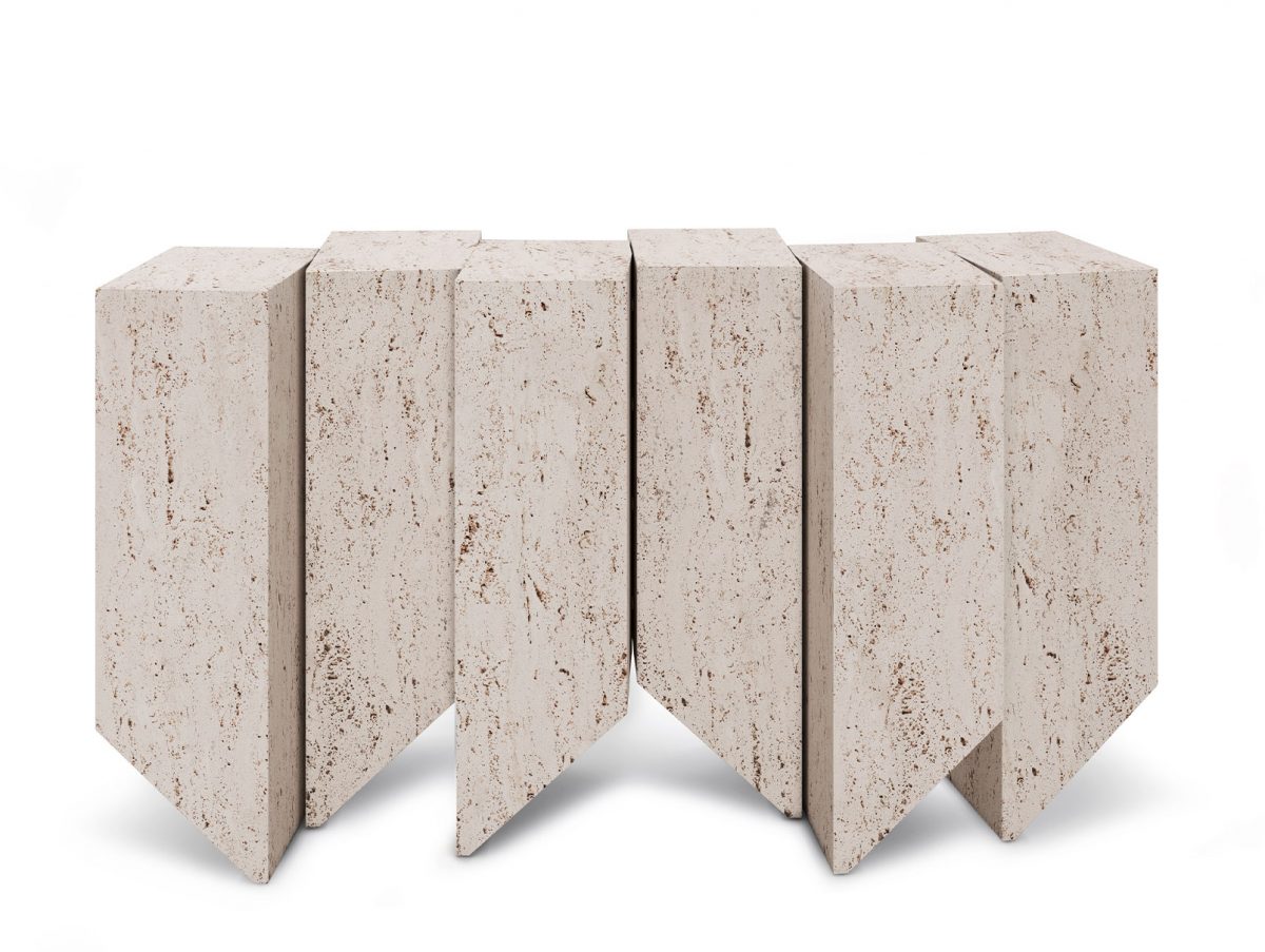 Geode Marble Console