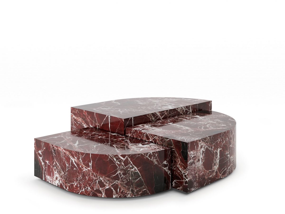 Strata Marble Coffee Table